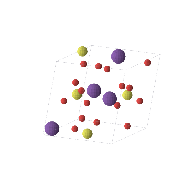 Crystal structure of RbSO4 (monoclinic, P21 (No. 4))