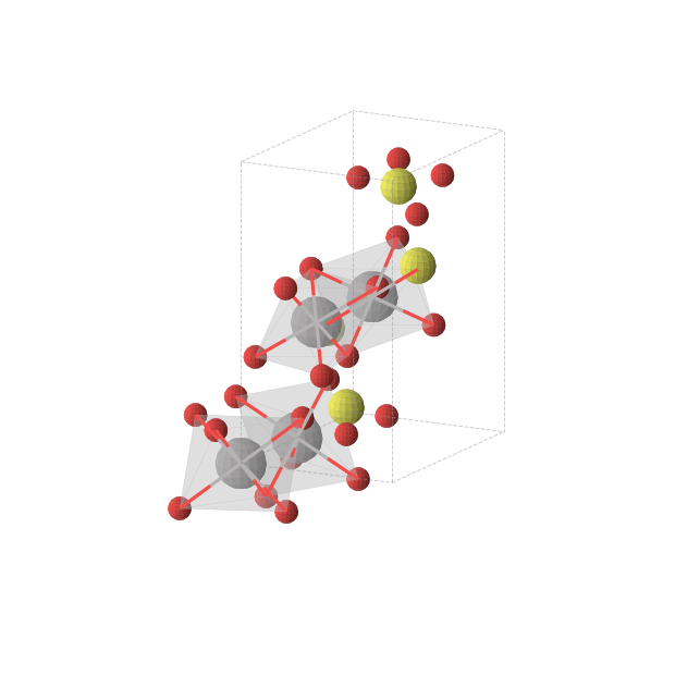 Crystal structure of O4SV (orthorhombic, Pbca (No. 61))