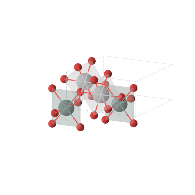 Crystal structure of TiSnO4 (orthorhombic, Cmmm (No. 65))