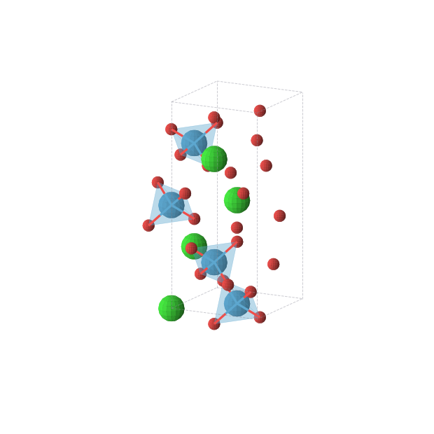 Crystal structure of O8Sr2W2 (tetragonal, I41/a (No. 88))