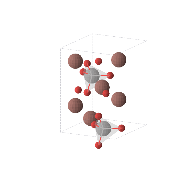 Crystal structure of Tl3VO4 (orthorhombic, Imm2 (No. 44))