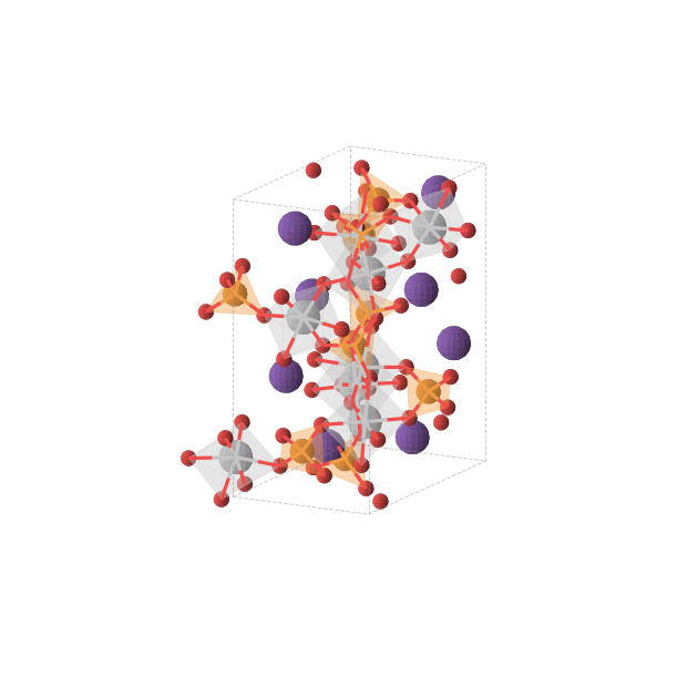 Crystal structure of O40P8Rb8Ti8 (orthorhombic, Pna21 (No. 33))