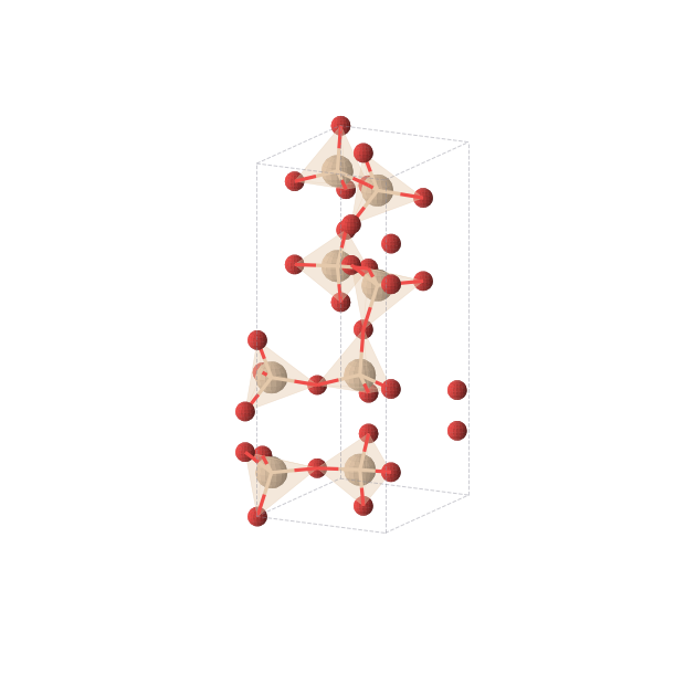 Crystal structure of Si2O5 (orthorhombic, Ima2 (No. 46))