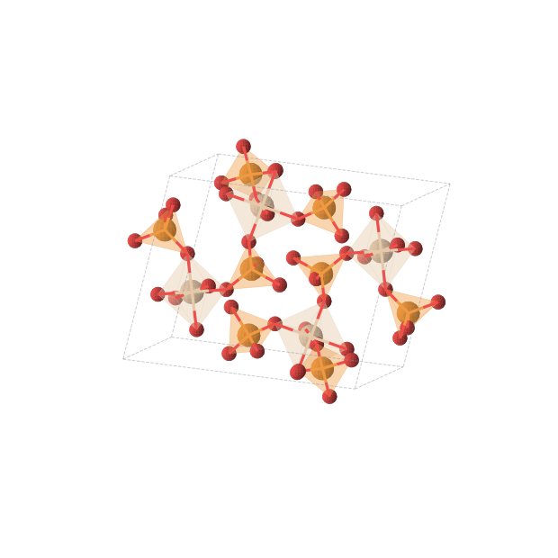 Crystal structure of SiP2O7 (monoclinic, P21/c (No. 14))