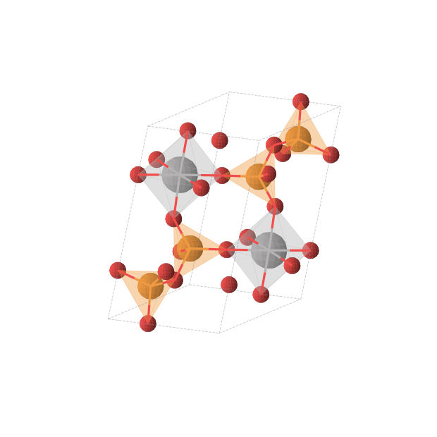 Crystal structure of VP2O7 (triclinic, P-1 (No. 2))