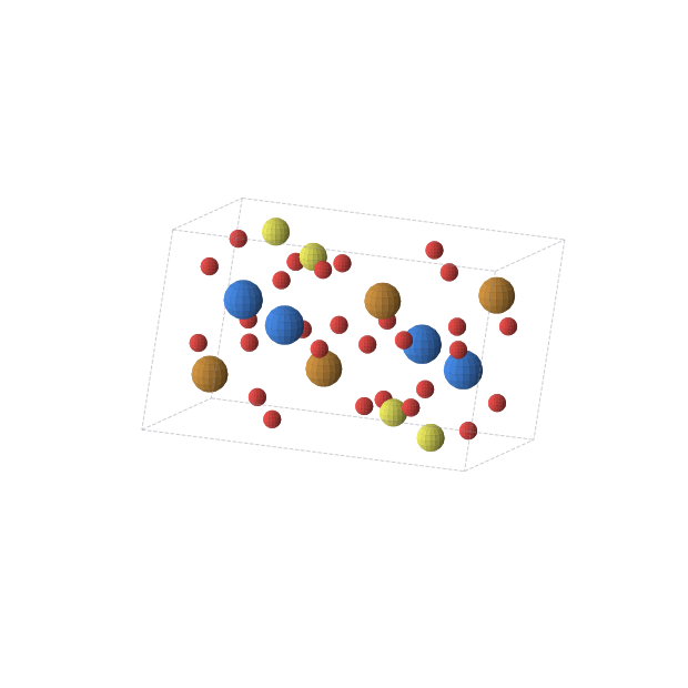 Crystal structure of O28Pu4S4Te4 (monoclinic, P21/c (No. 14))