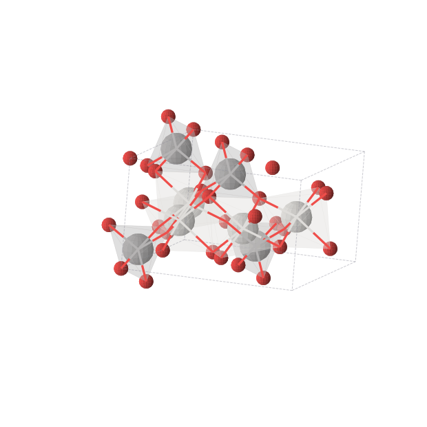 Crystal structure of Sc2V2O7 (monoclinic, C2/m (No. 12))