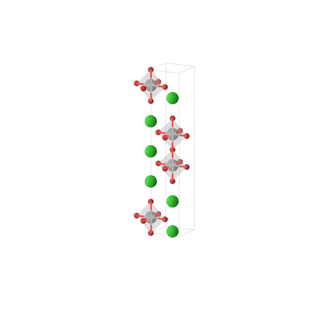 Crystal structure of Sr3V2O7 (tetragonal, I4/mmm (No. 139))