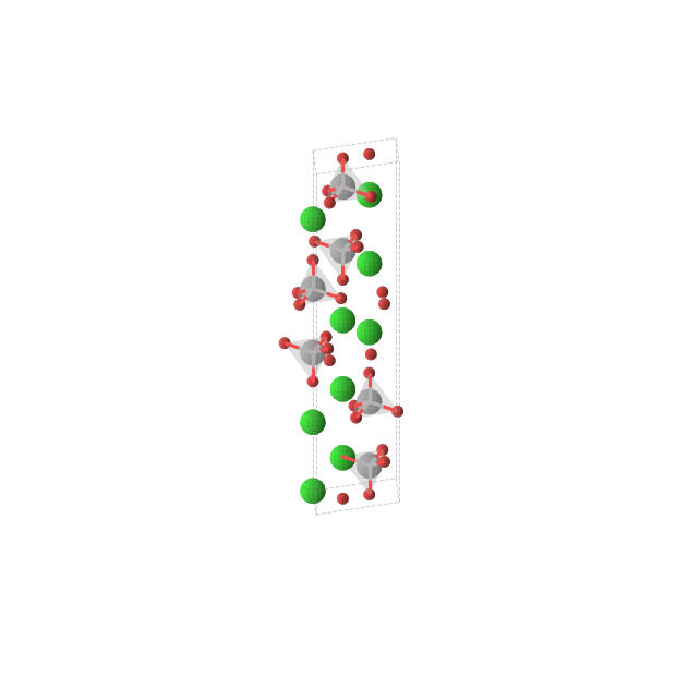 Crystal structure of Sr3V2O8 (trigonal, R-3m (No. 166))