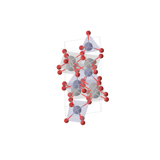 Crystal structure of V3Zn2O8 (hexagonal, P63mc (No. 186))