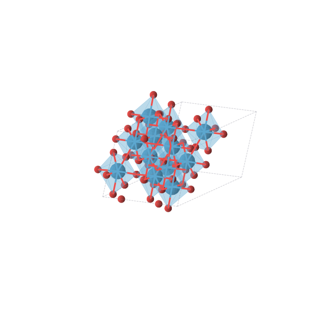 Crystal structure of W3O8 (monoclinic, Cm (No. 8))
