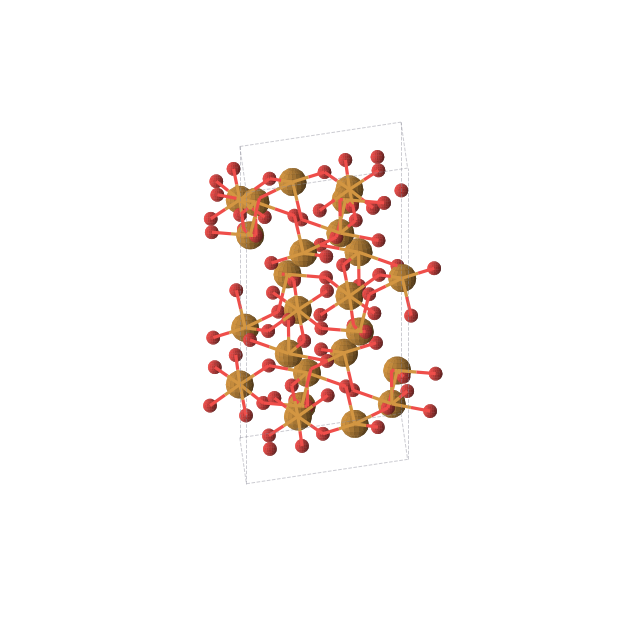 Crystal structure of Te4O9 (trigonal, R-3 (No. 148))