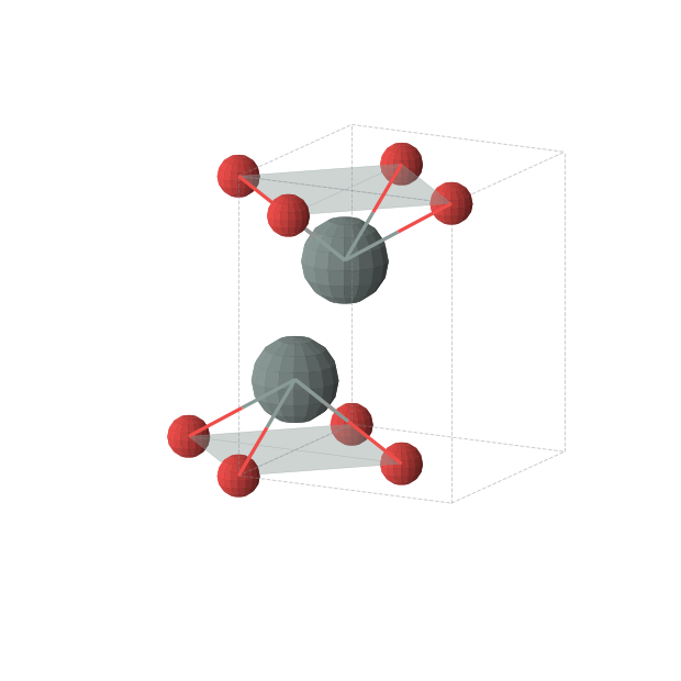 Crystal structure of SnO (tetragonal, P4/nmm (No. 129))
