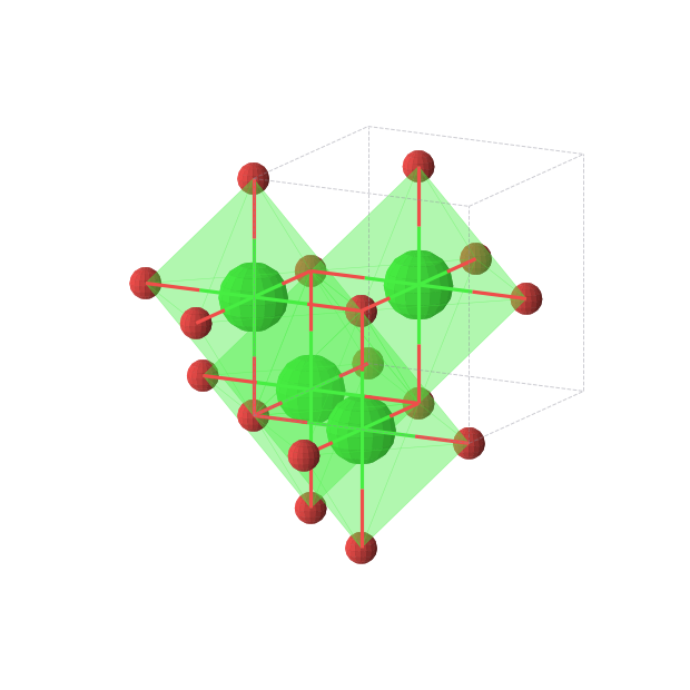 Crystal structure of SrO (cubic, Fm-3m (No. 225))