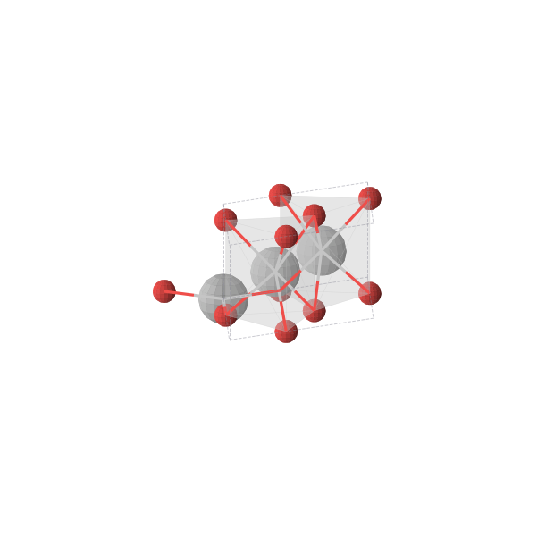 Crystal structure of TiO (hexagonal, P-62m (No. 189))