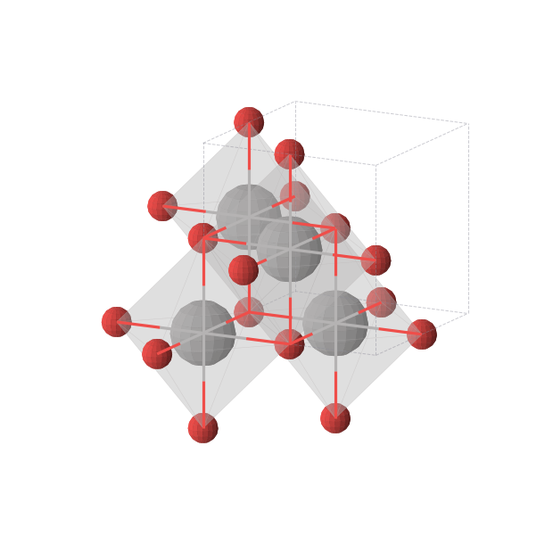 Crystal structure of VO (cubic, Fm-3m (No. 225))