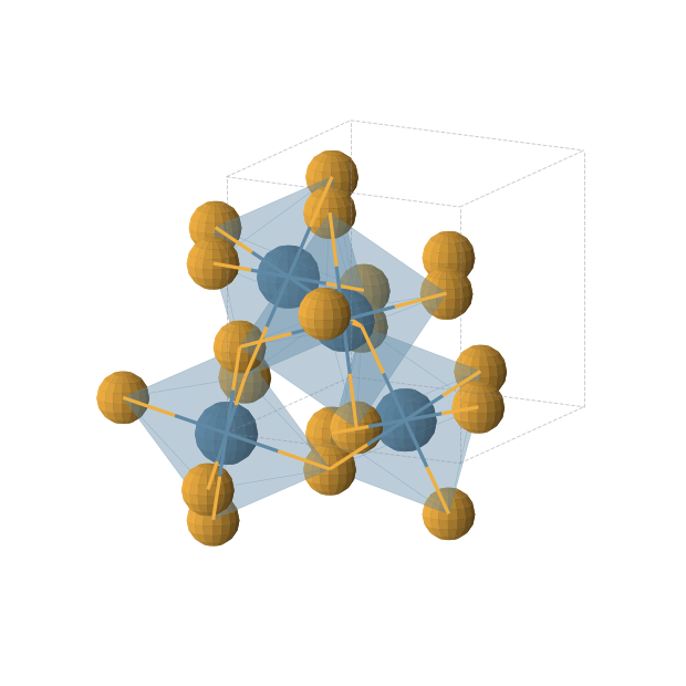 Crystal structure of OsSe2 (cubic, Pa-3 (No. 205))
