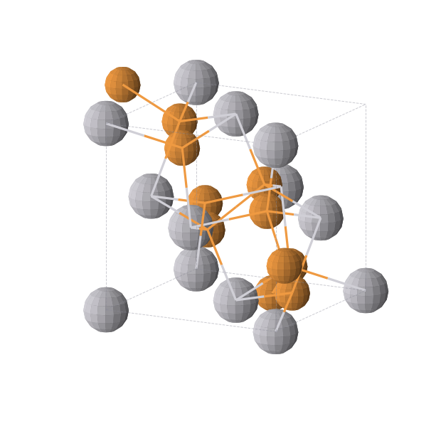Crystal structure of P2Pt (cubic, Pa-3 (No. 205))