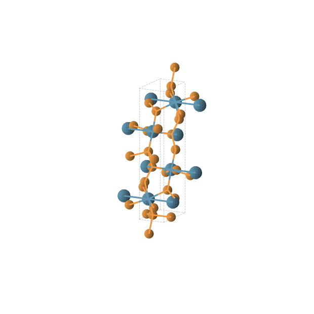 Crystal structure of ReP3 (orthorhombic, Pnma (No. 62))