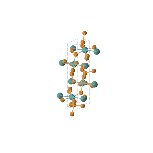 Crystal structure of TcP3 (orthorhombic, Pnma (No. 62))