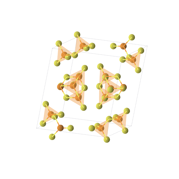 Crystal structure of P32S72 (monoclinic, P21/c (No. 14))