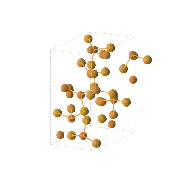 Crystal structure of P16Se20 (orthorhombic, Pna21 (No. 33))