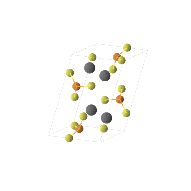 Crystal structure of P4Pb4S12 (monoclinic, P21/c (No. 14))