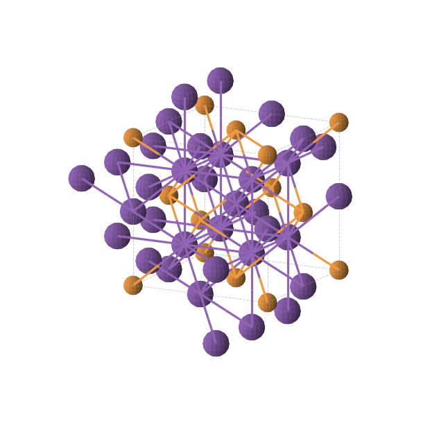 Crystal structure of Rb3P (cubic, Fm-3m (No. 225))