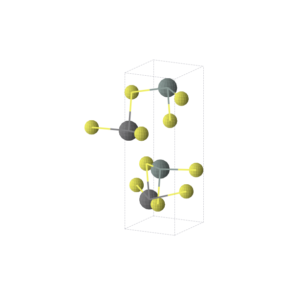 Crystal structure of SnPbS2 (orthorhombic, Pmc21 (No. 26))