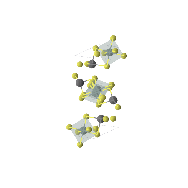 Crystal structure of SnPbS3 (orthorhombic, Pnma (No. 62))