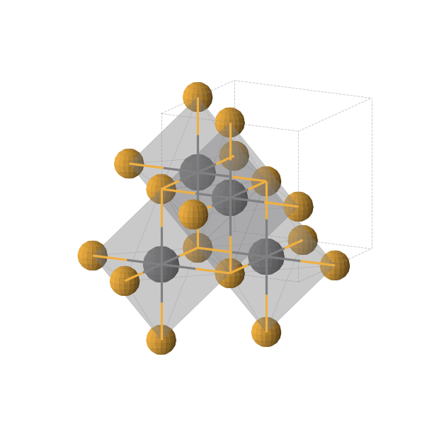 Crystal structure of PbSe (cubic, Fm-3m (No. 225))