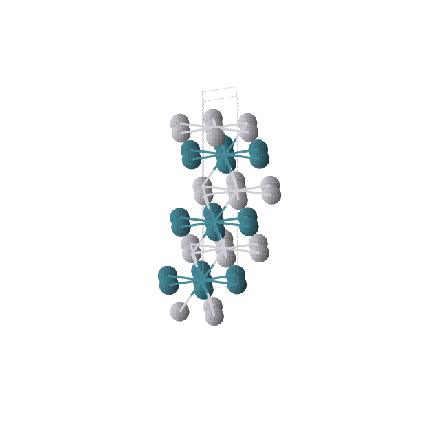 Crystal structure of PdPt (trigonal, R-3m (No. 166))