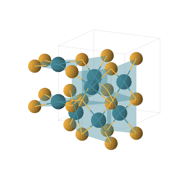 Crystal structure of PdSe (tetragonal, P42/m (No. 84))