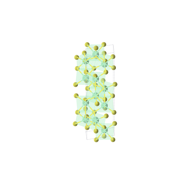 Crystal structure of Pm2S3 (trigonal, R-3c (No. 167))