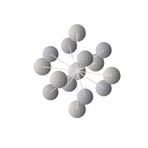 Crystal structure of Pt2Sc2 (cubic, Pm-3m (No. 221))