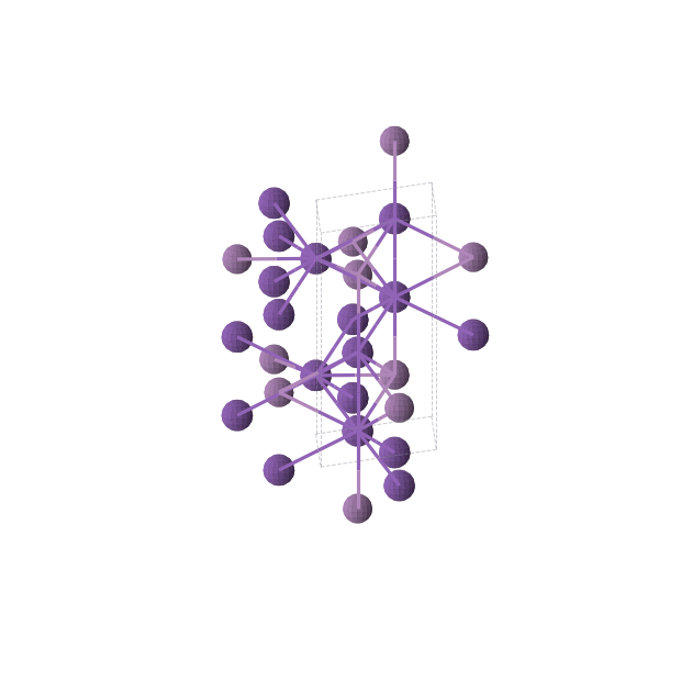 Crystal structure of Rb3Sb (hexagonal, P63/mmc (No. 194))