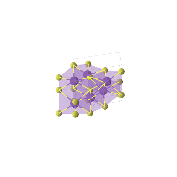 Crystal structure of RbS (hexagonal, P-62m (No. 189))