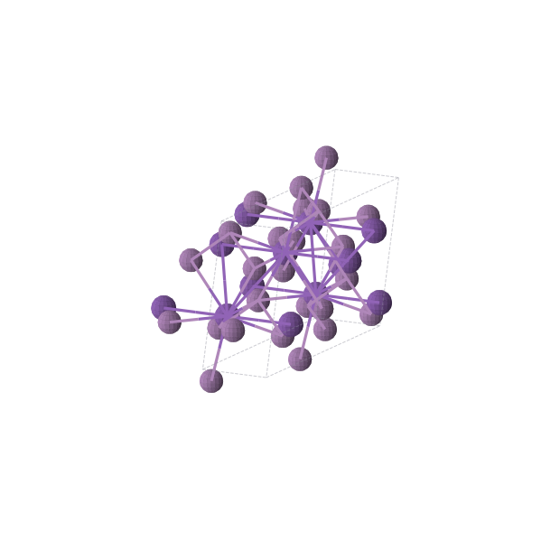 Crystal structure of RbSb2 (monoclinic, C2/m (No. 12))