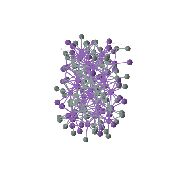 Crystal structure of RbSn (tetragonal, I41/acd (No. 142))