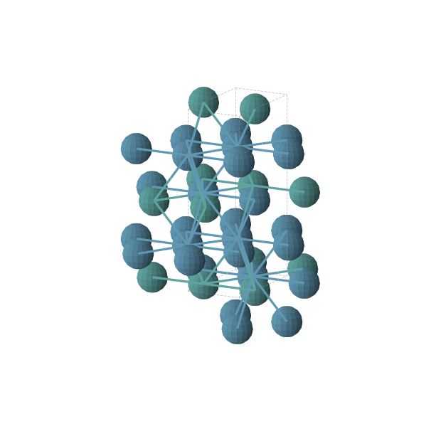Crystal structure of Re3Ru (orthorhombic, Imm2 (No. 44))