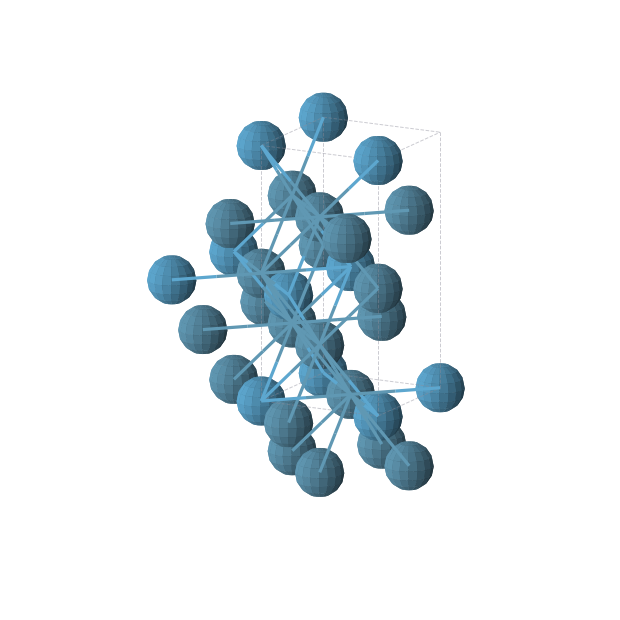 Crystal structure of Re3W (tetragonal, I4/mmm (No. 139))