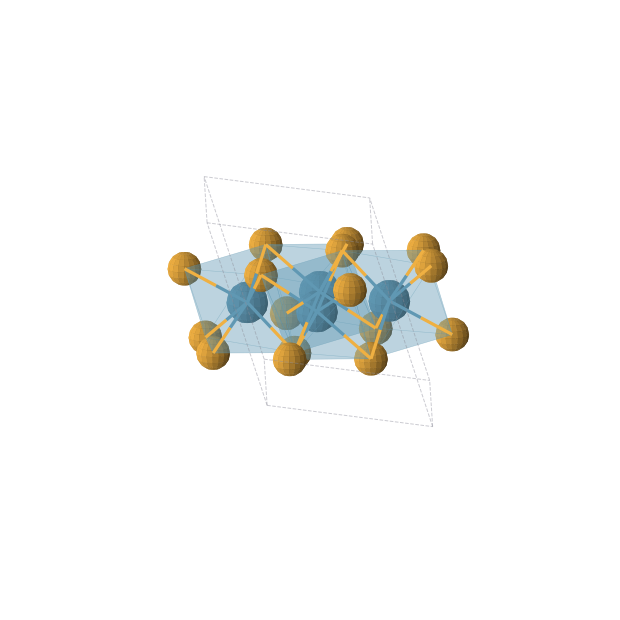 Crystal structure of ReSe2 (triclinic, P-1 (No. 2))