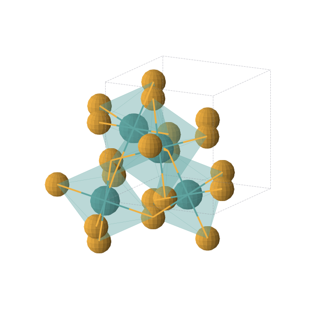 Crystal structure of RuSe2 (cubic, Pa-3 (No. 205))