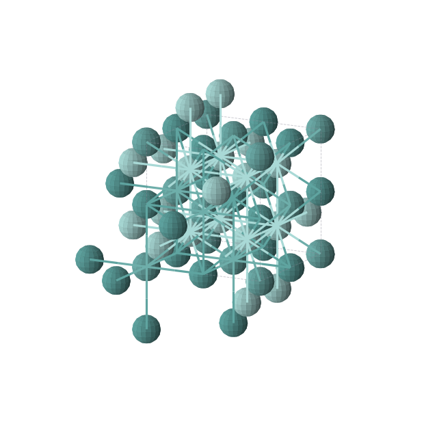 Crystal structure of RuTcZr2 (cubic, Fm-3m (No. 225))