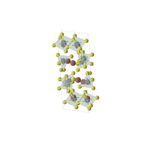 Crystal structure of S24Sn10Tl8 (triclinic, P-1 (No. 2))