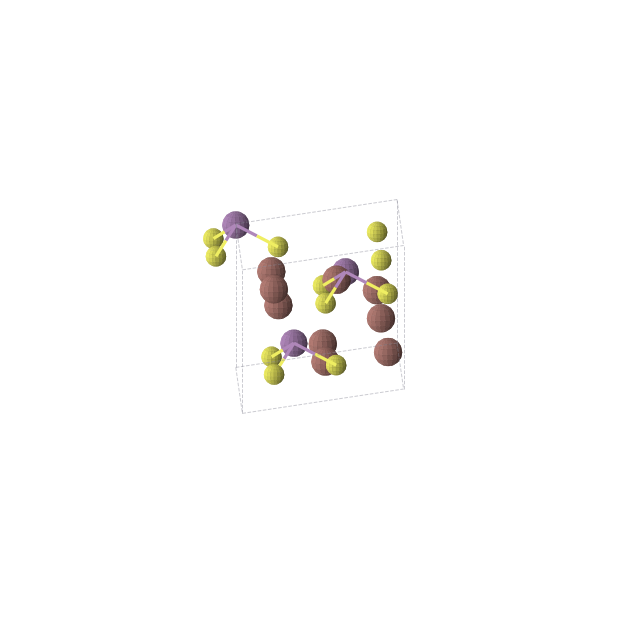 Crystal structure of Tl3SbS3 (trigonal, R3m (No. 160))