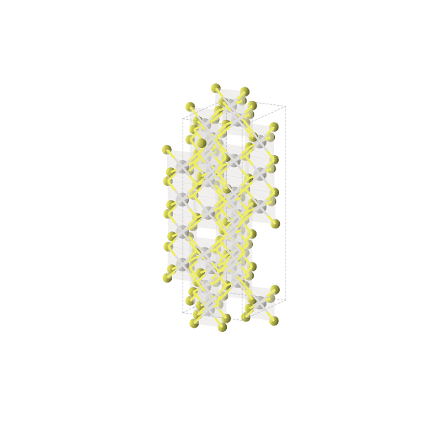 Crystal structure of Sc2S3 (orthorhombic, Fddd (No. 70))