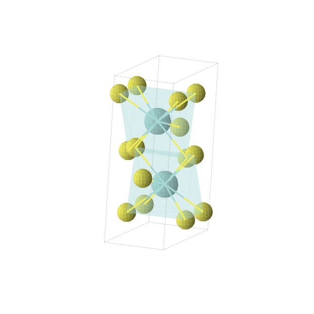 Crystal structure of ZrS3 (monoclinic, P21/m (No. 11))