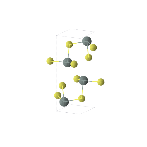 Crystal structure of SnS (orthorhombic, Pnma (No. 62))