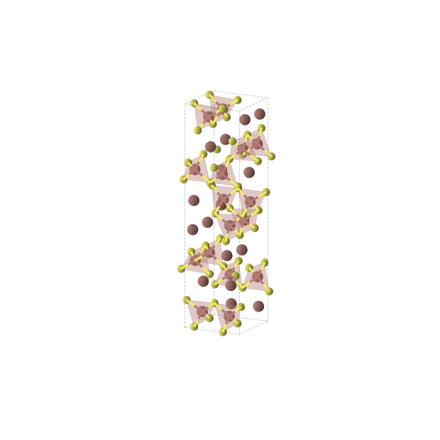 Crystal structure of TlS (tetragonal, P41212 (No. 92))